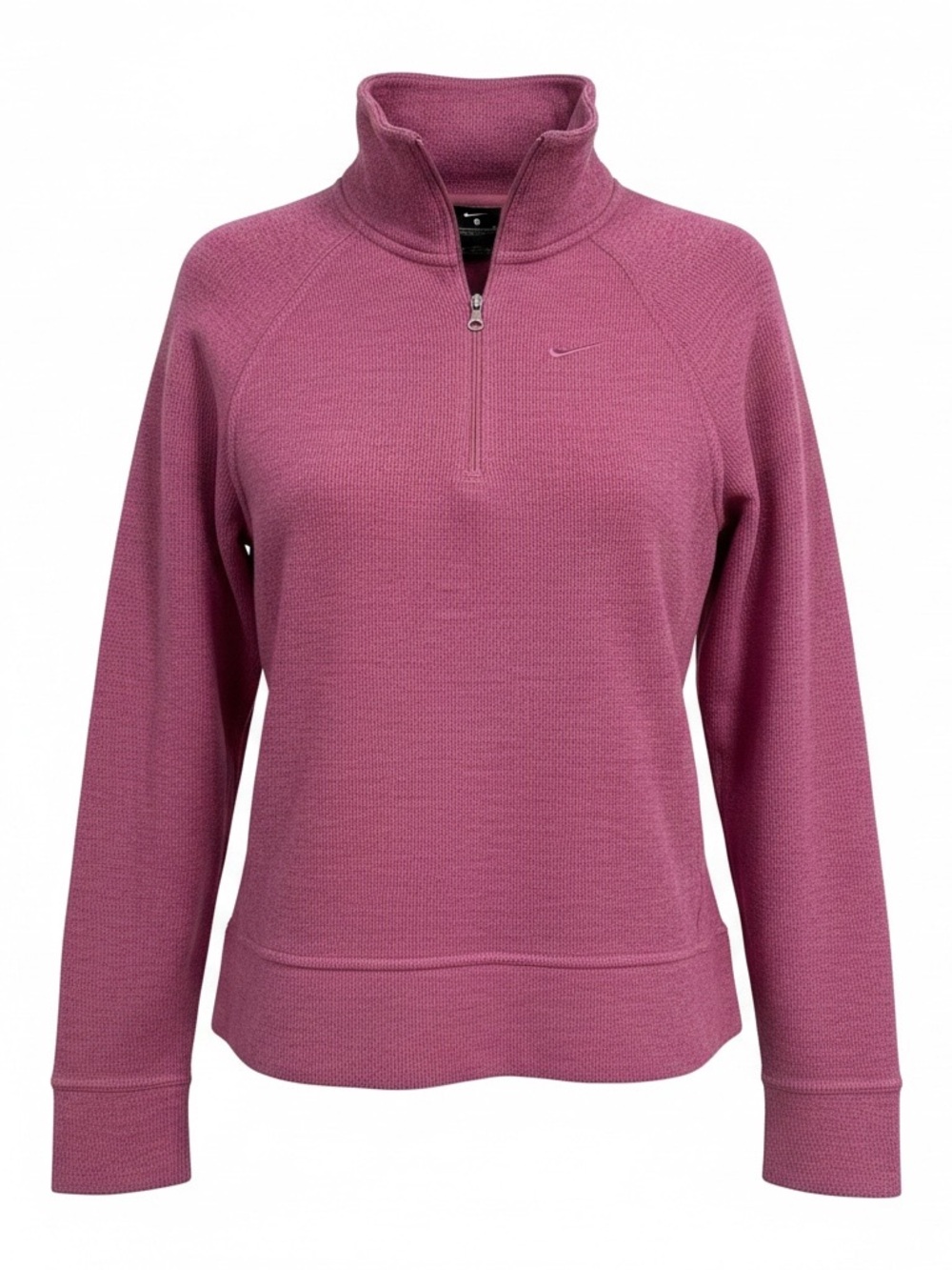 Nike Quarter-Zip Sweater in Rose Pink